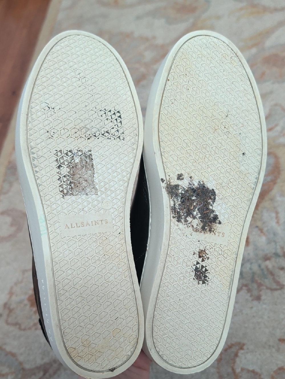 All Saints Shana Low Top Leather Sneakers - Picture 8 of 8